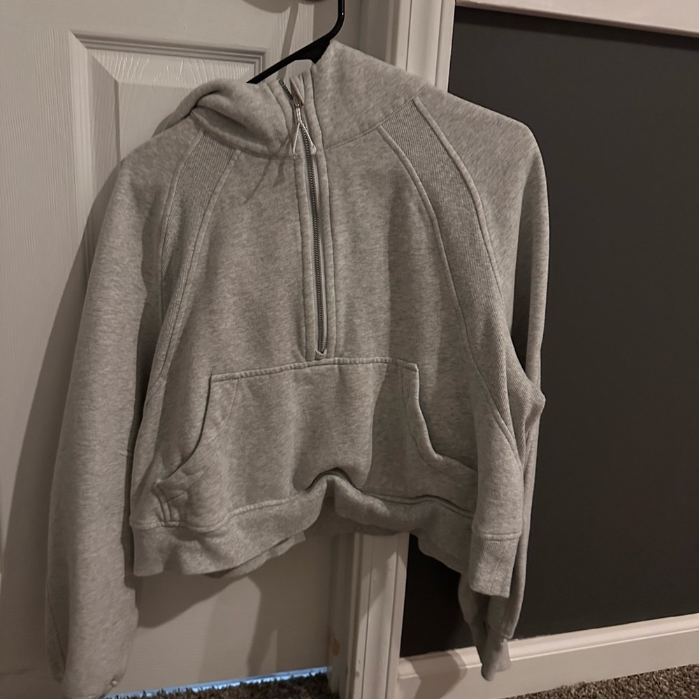 Grey Lululemon Scuba Jacket